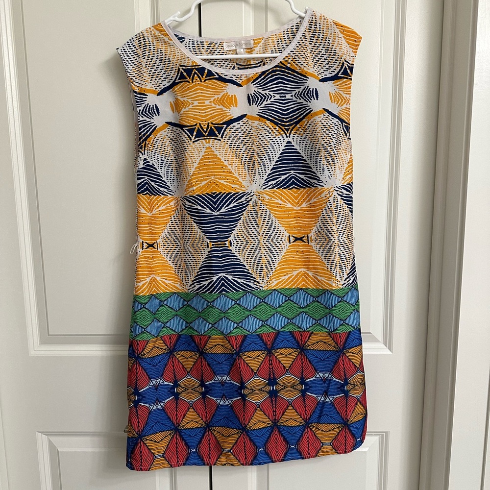 Jealous Tomato Women’s Eccentric Vintage Multicolored Dress Size Medium